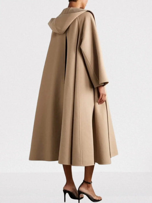 Belted Wool and Cashmere Hooded Spit Coat - Coats