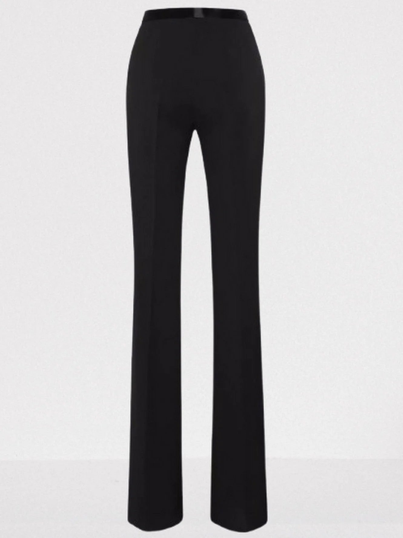 Black Off-Shoulder Jacket and Pant Suit with Lace Trim - Suits & Sets