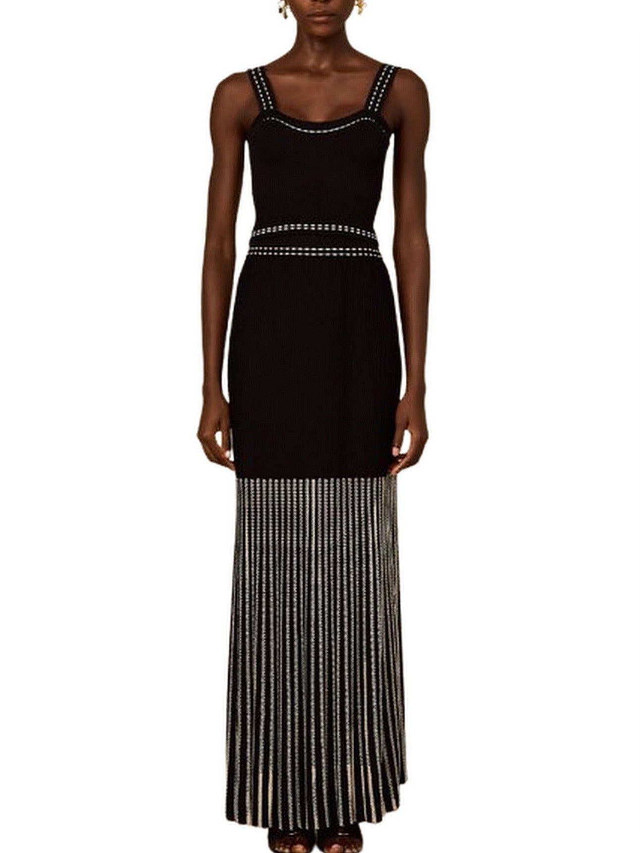 Cropped Knit Top and Skirt Set - S - Suits & Sets