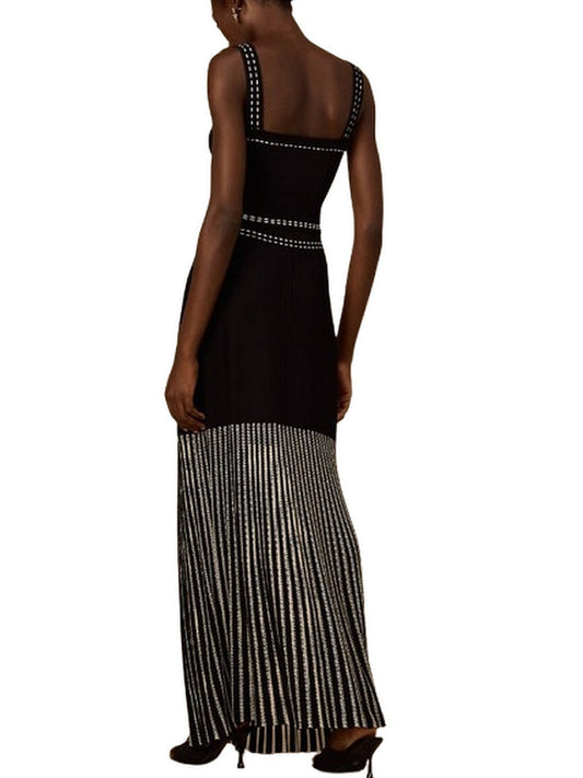 Cropped Knit Top and Skirt Set - Suits & Sets