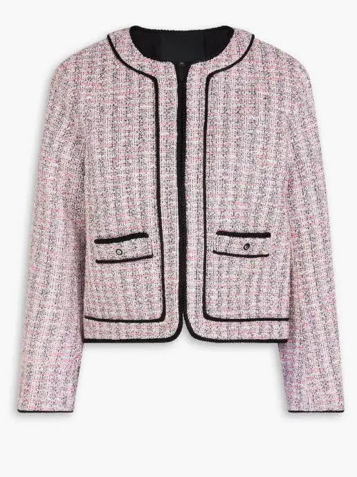 Tweed Jacket and Tiered Short Tweed Skirt - Suits & Sets