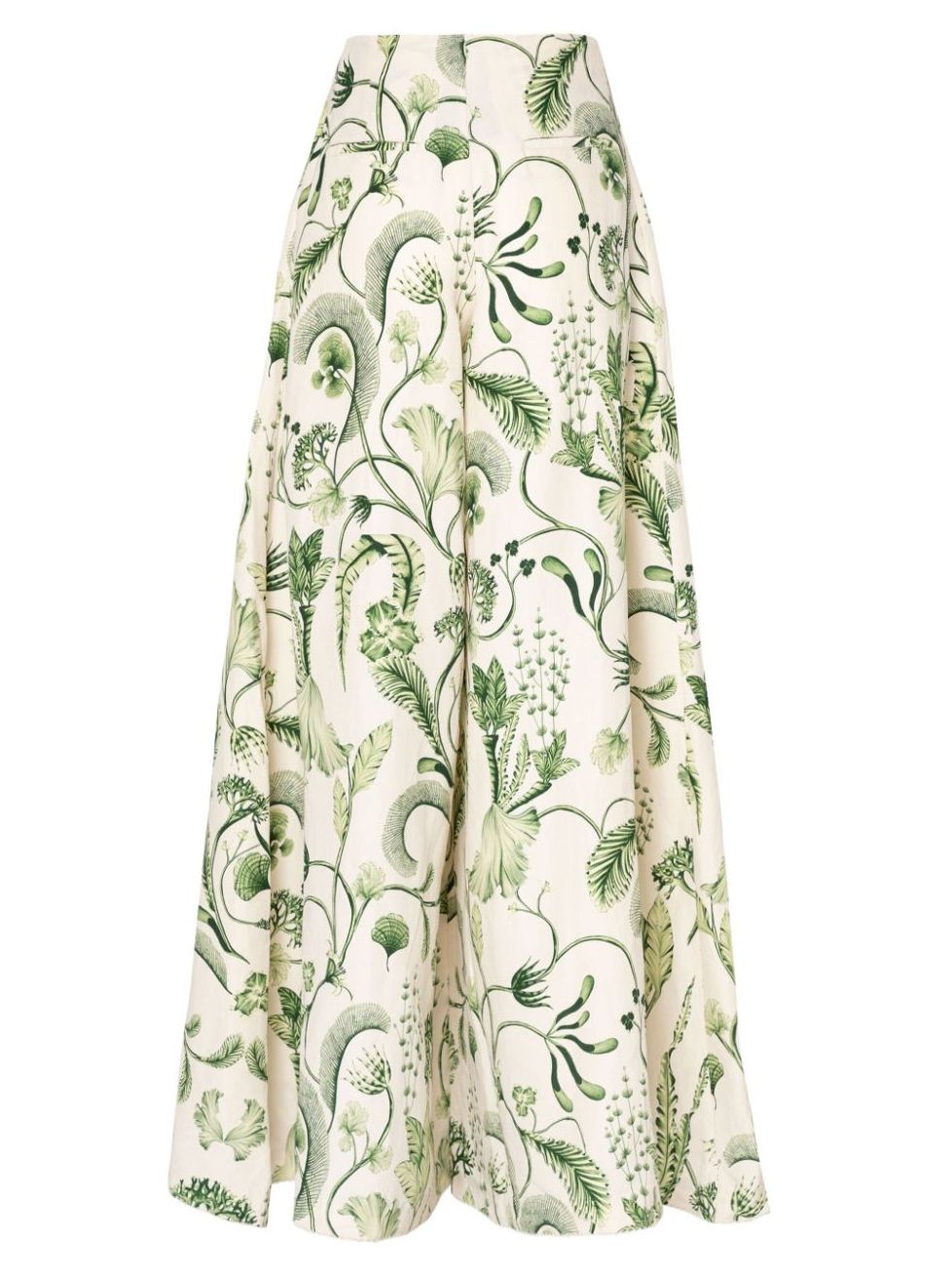 Floral print blouse with balloon sleeves from the Balloon-Sleeve Printed Linen Shirt Set