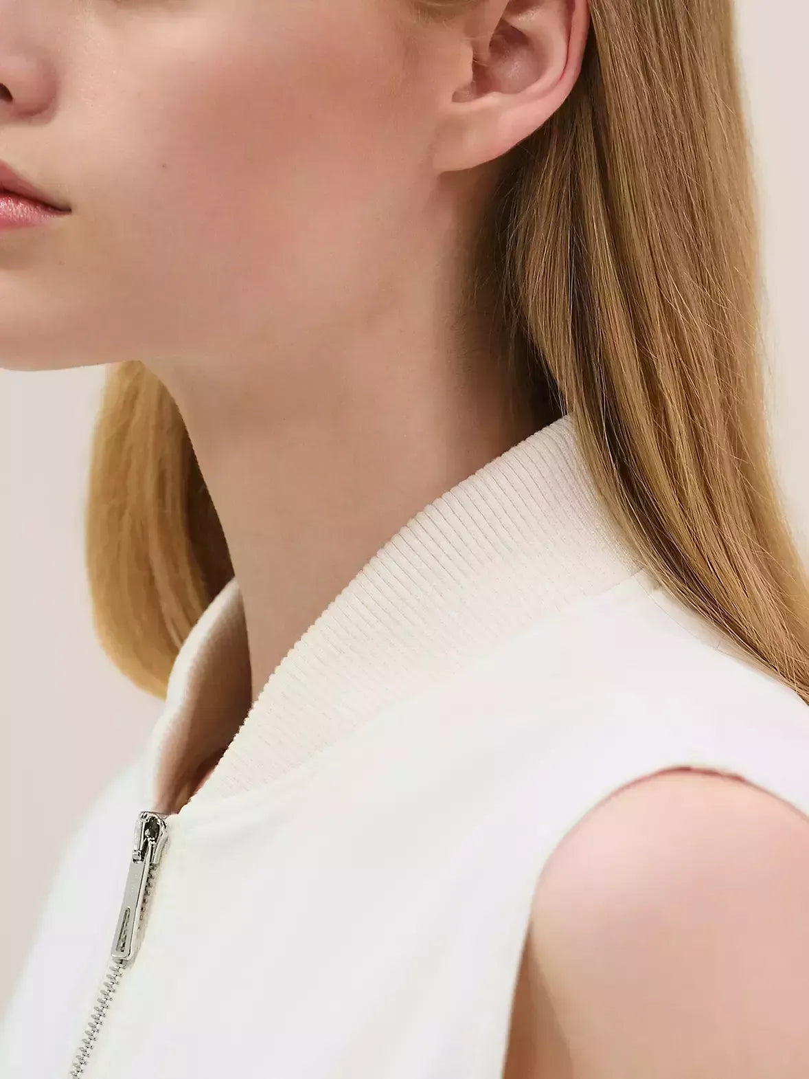 Belted Zip-Front Short Vest Dress - Dresses