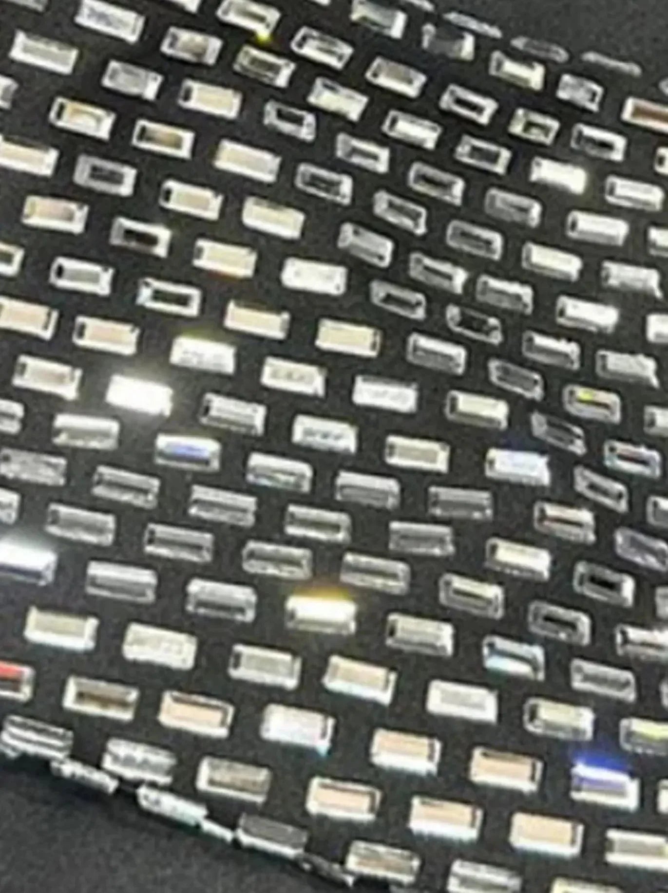 Black Plunge V-Neck Mini Dress with Embellished Sleeves - Dresses