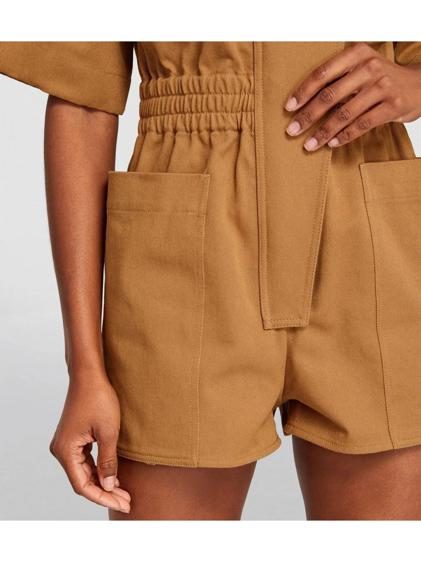 Cotton Drill Workwear Short Jumpsuit - Suits & Sets