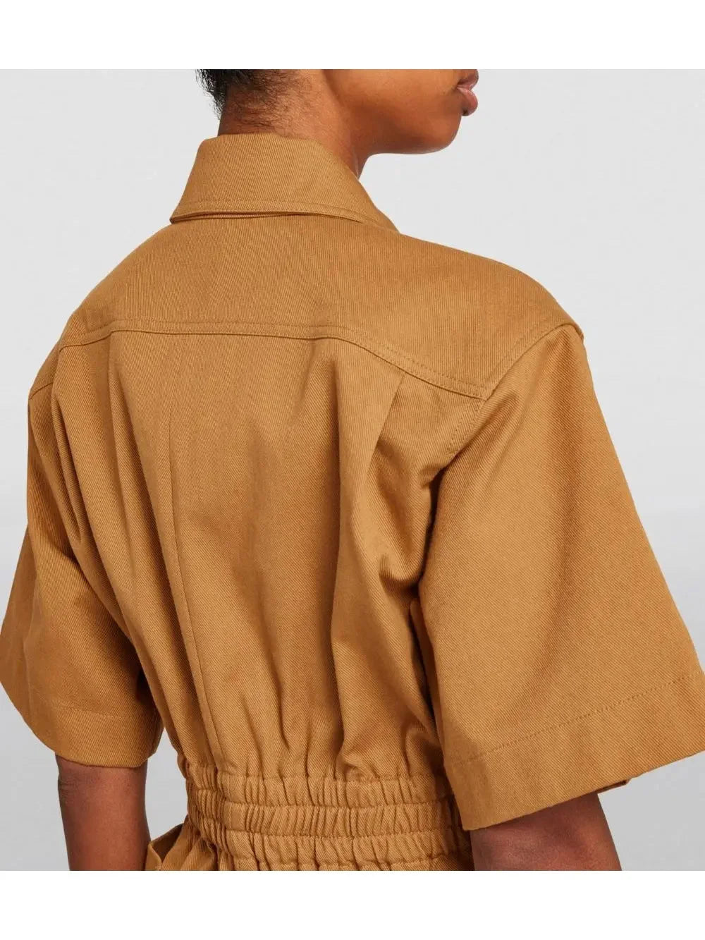 Cotton Drill Workwear Short Jumpsuit - Suits & Sets