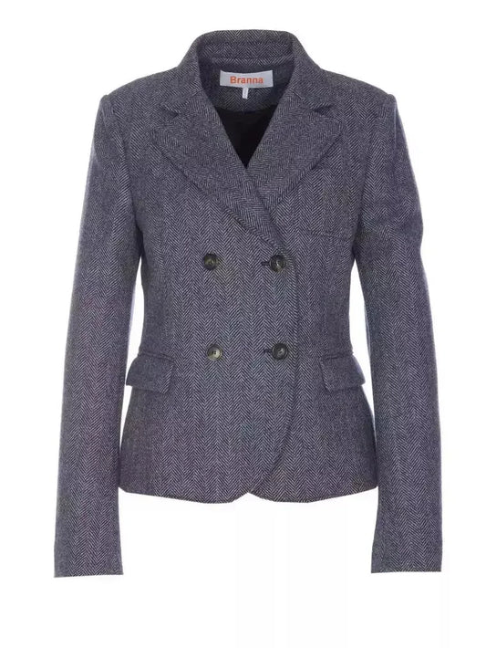 Double-Breasted Tailored Jacket in Wool - Jackets