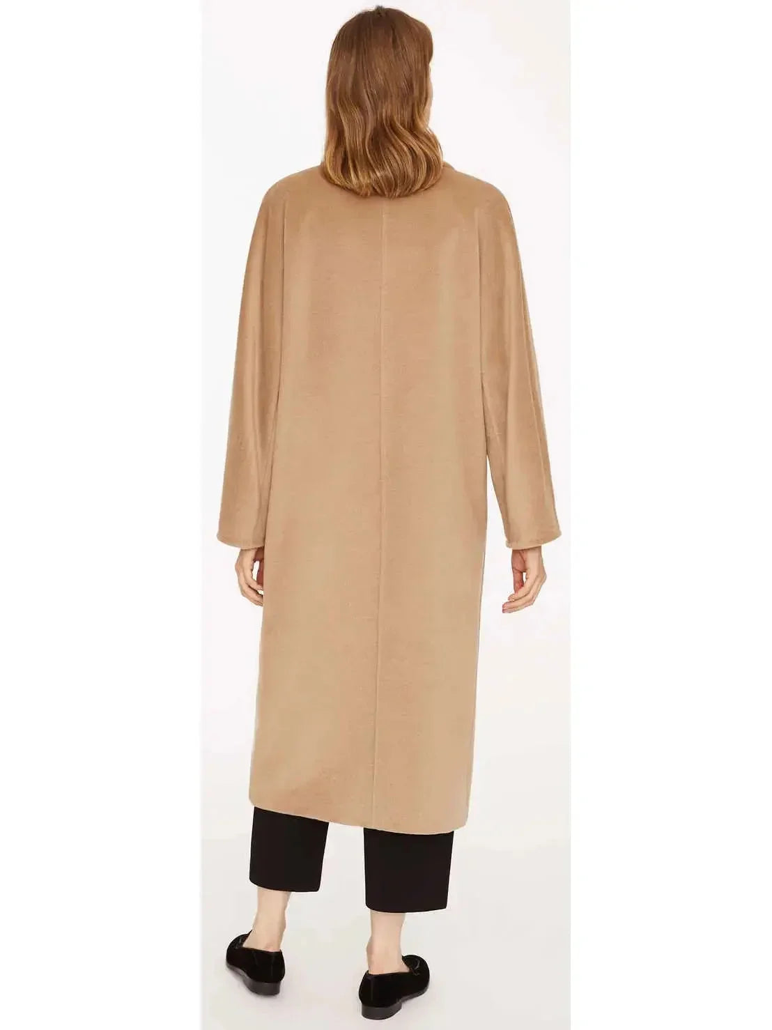 Double-Breasted Wool and Cashmere-blend Icon Coat Camel - Coats