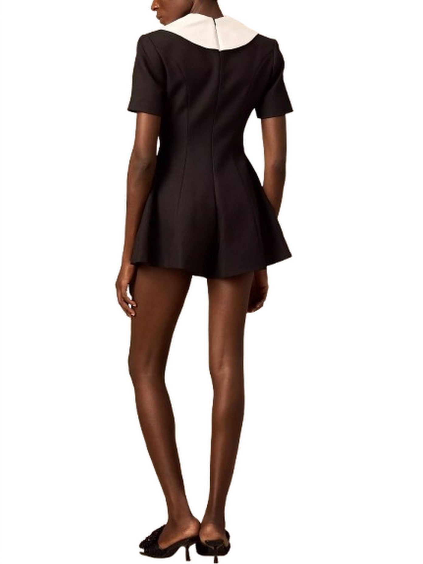 Floral-Applique Bicolor Playsuit - Suits & Sets