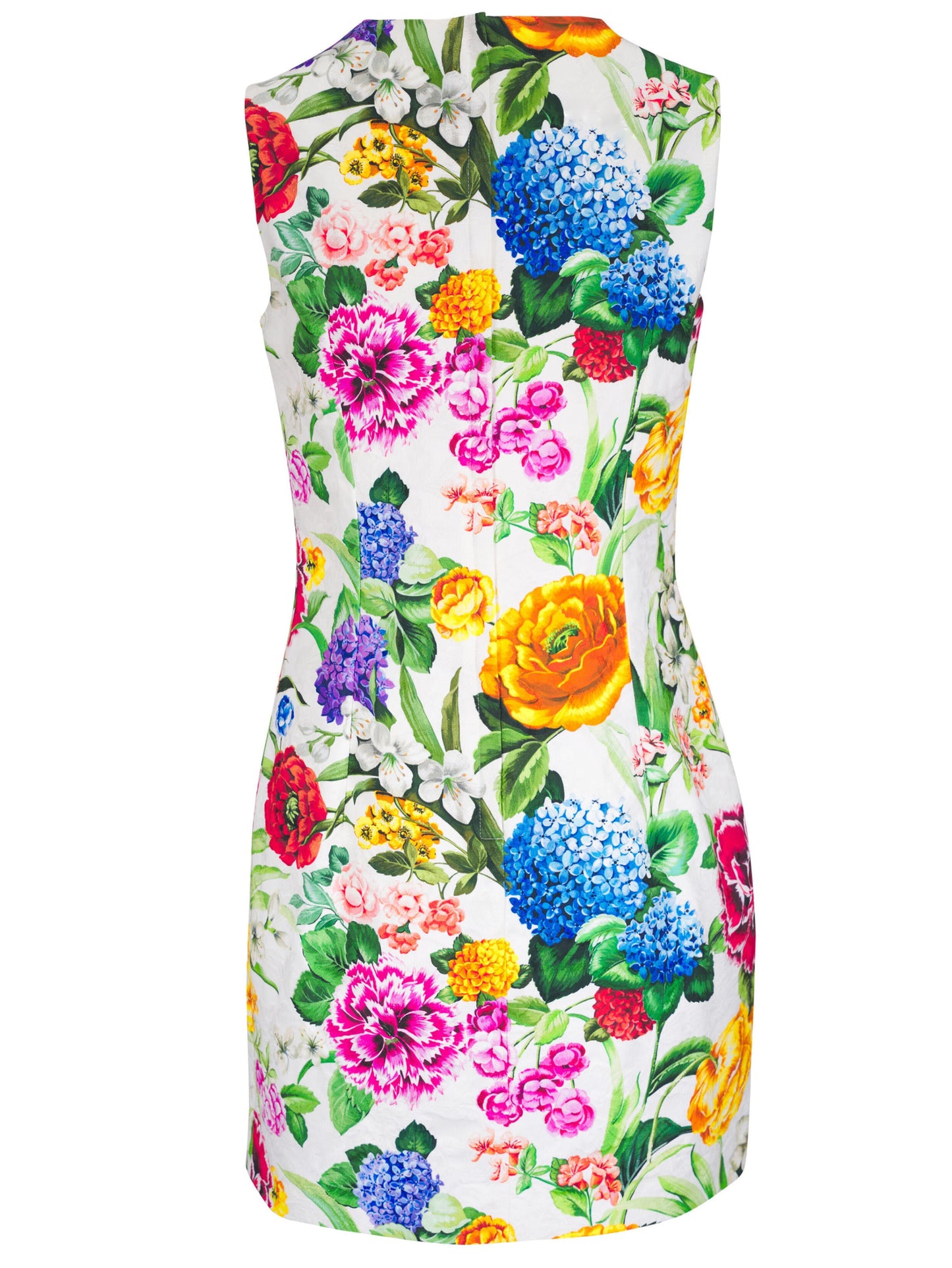 Floral Print Multicolored Mini Shift Dress - Dresses
