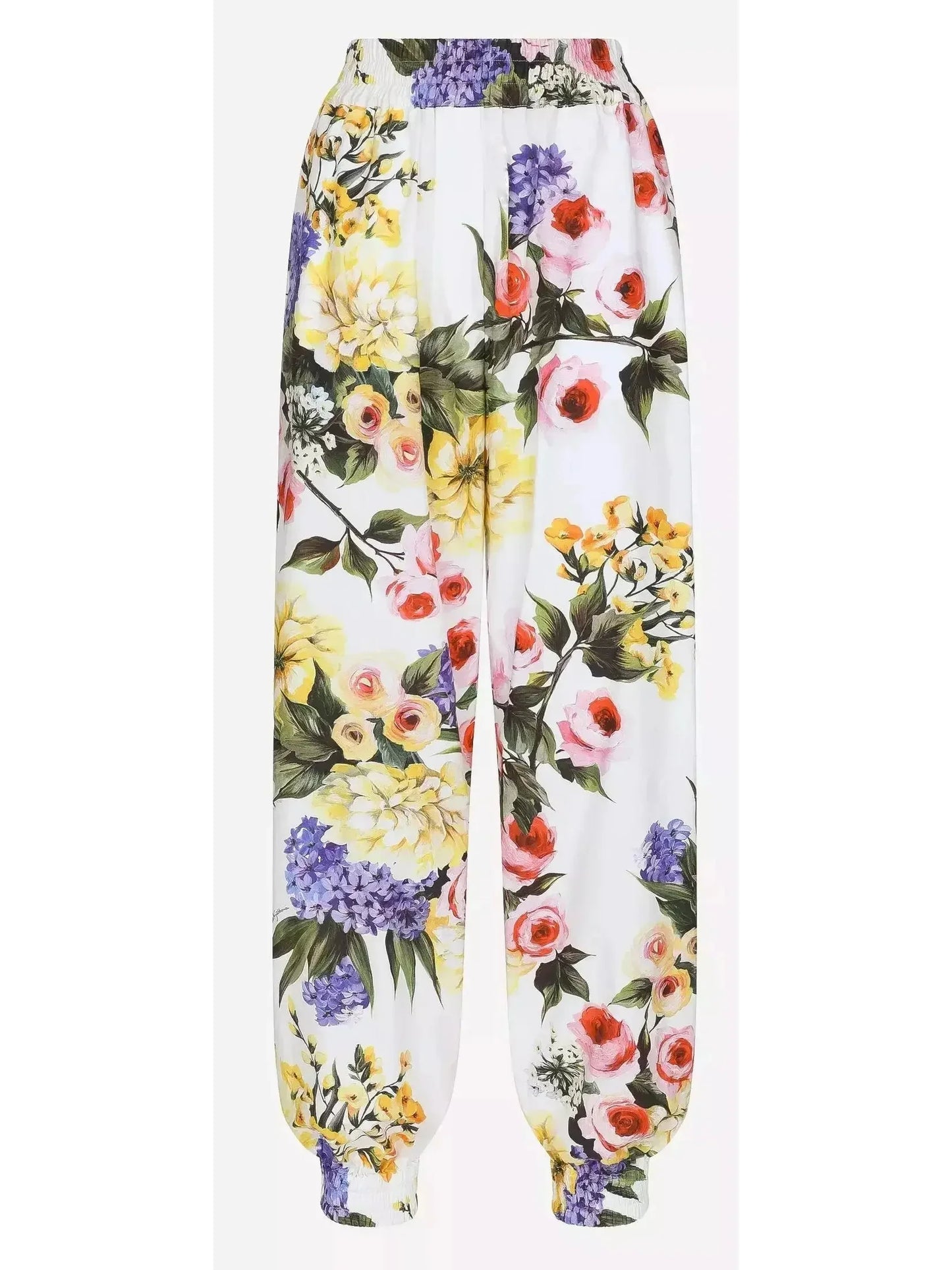 Floral Printed Short Cotton Shirt and Pant Set - Suits & Sets
