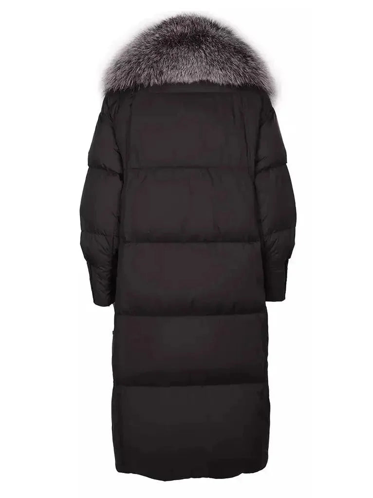 Fur-Trim Puffer Coat - Coats