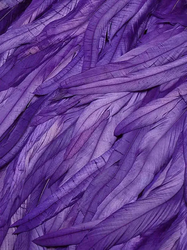 High Waist Feather Mini Dress with Crystal Detailed Waist - Dresses