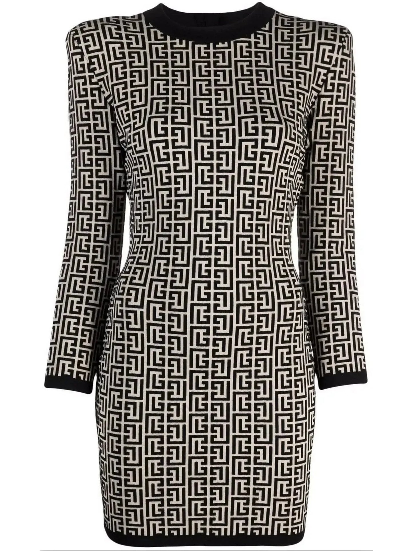 Monogram Jacquard Knit Dress - Dresses