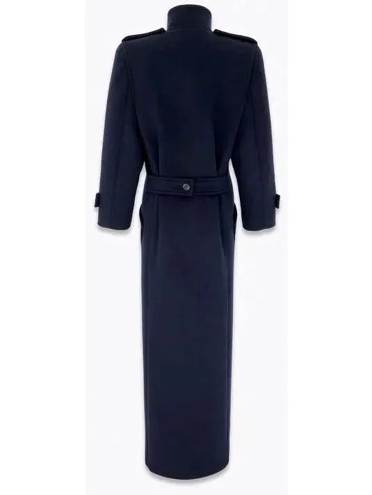 Oversized Coat in Wool Black - Coats