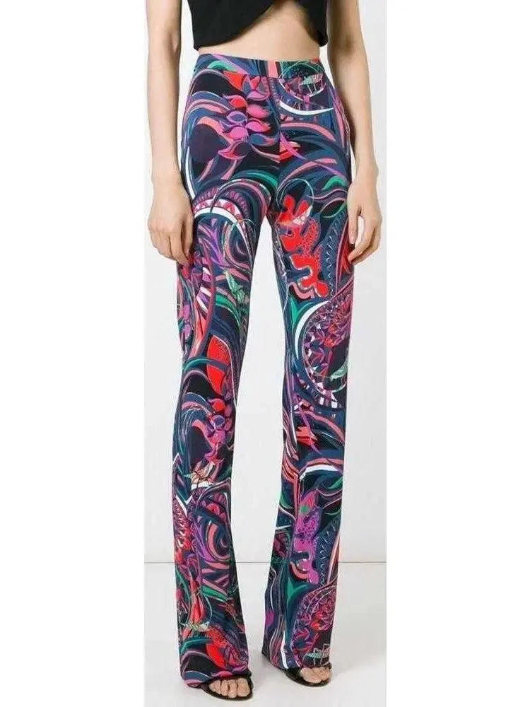 Printed Jersey Pants - Jeans & Pants