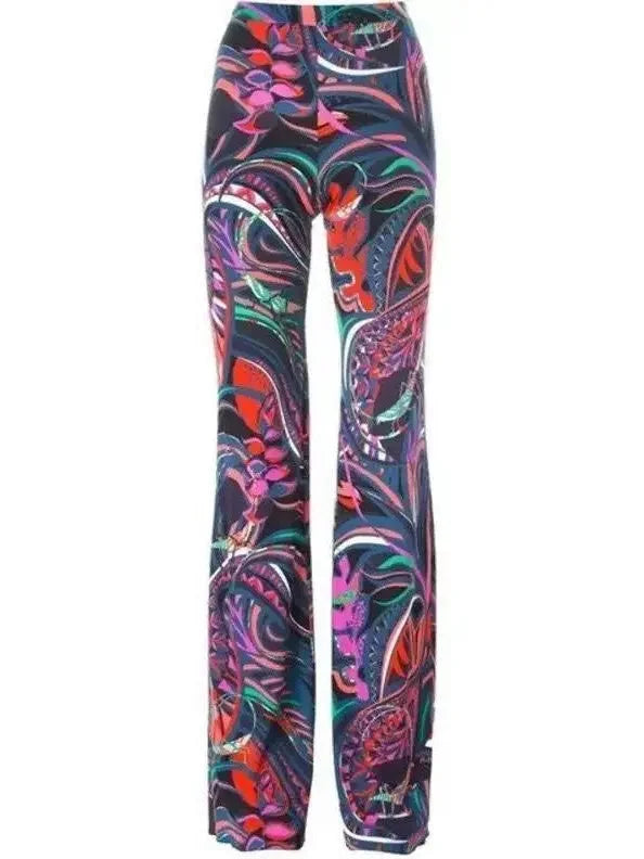 Printed Jersey Pants - Jeans & Pants
