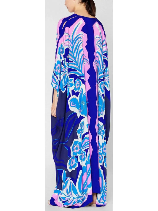 Samoa Print Kaftan - Dresses