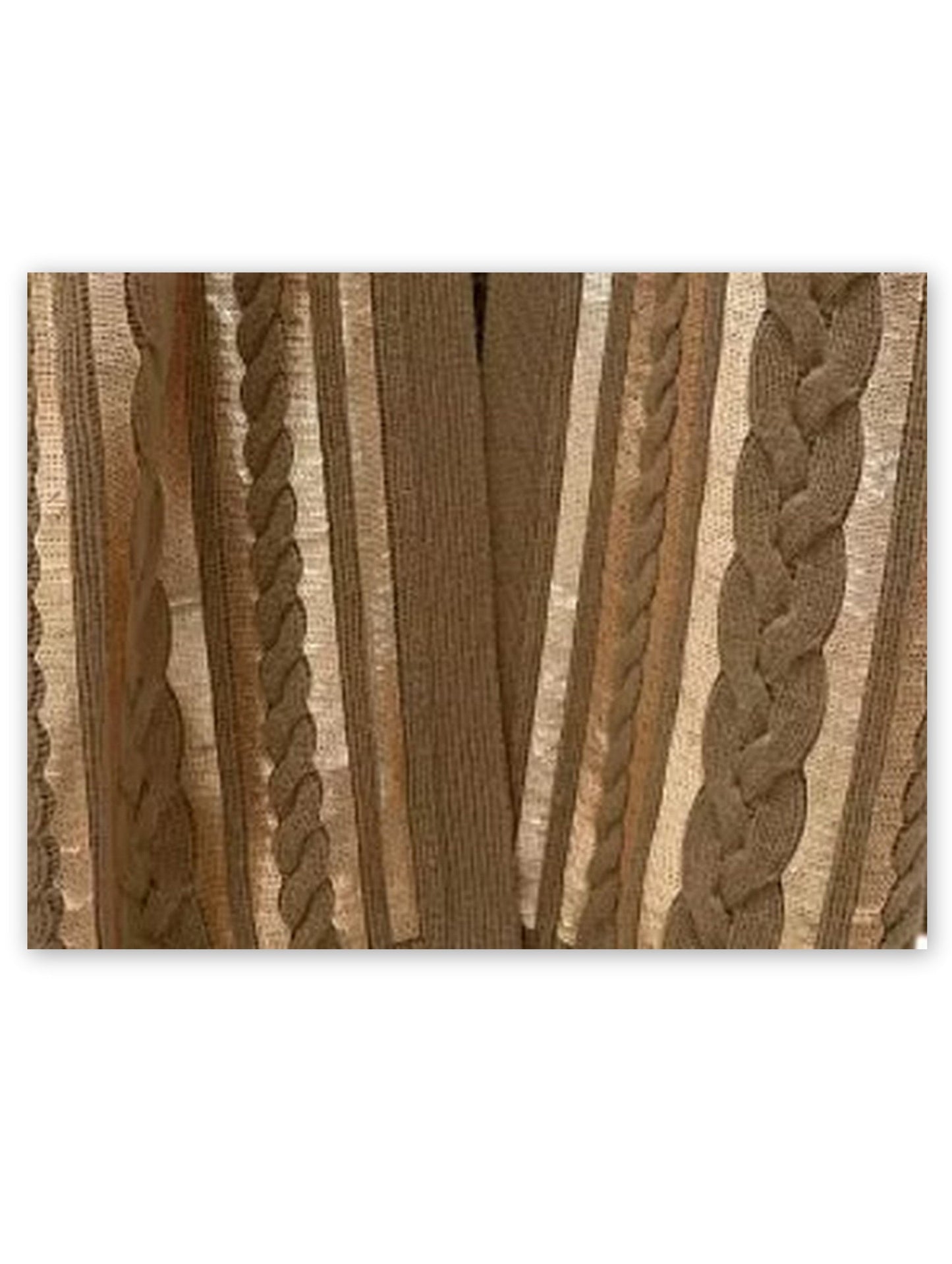 Tan sequin-embellished cashmere knit cardigan for stylish warmth and comfort