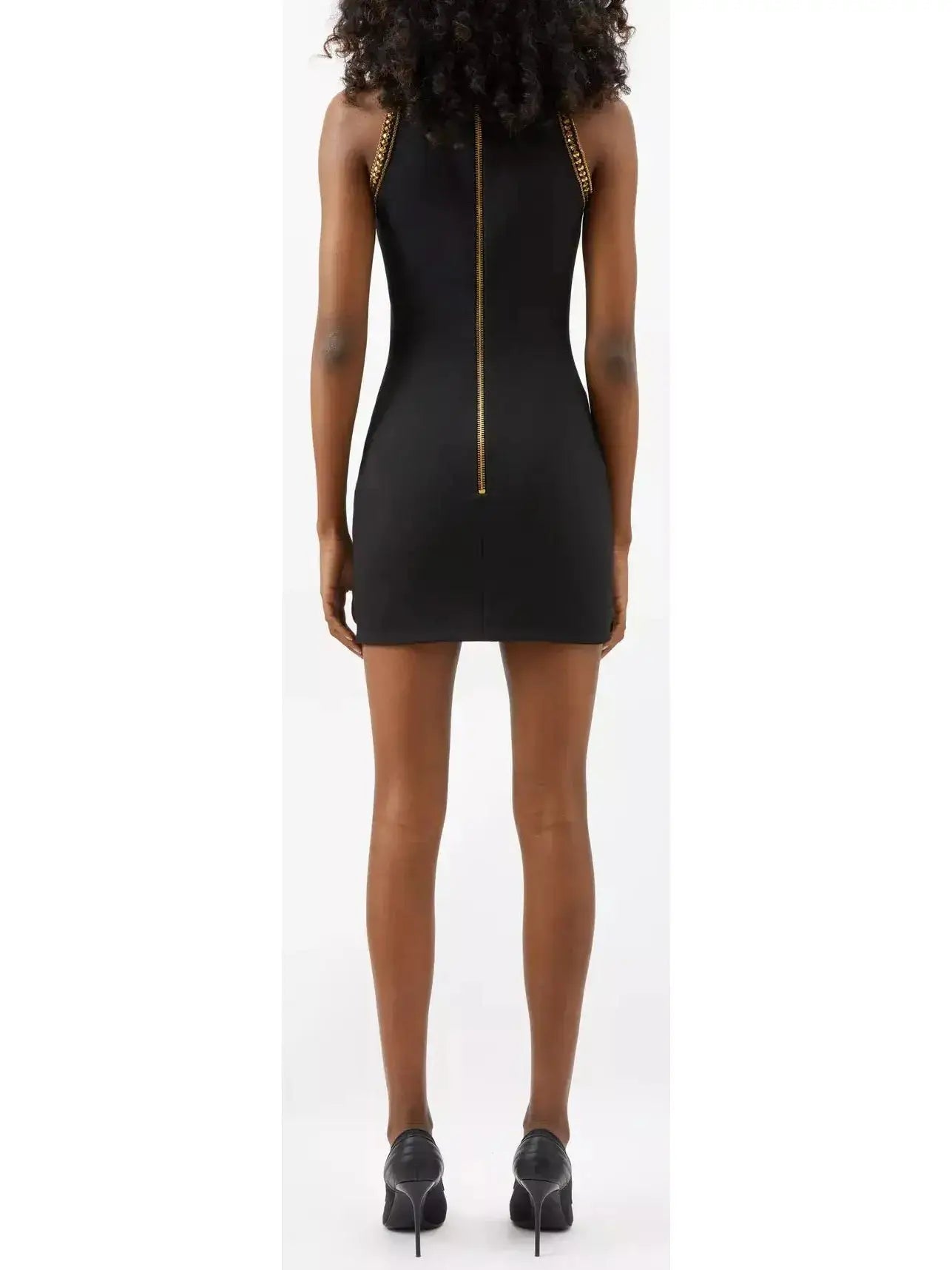 Sequin-Embellished Jersey Mini Dress - Dresses