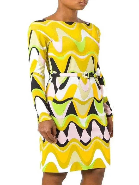 Signature Print Shift Dress - Dresses