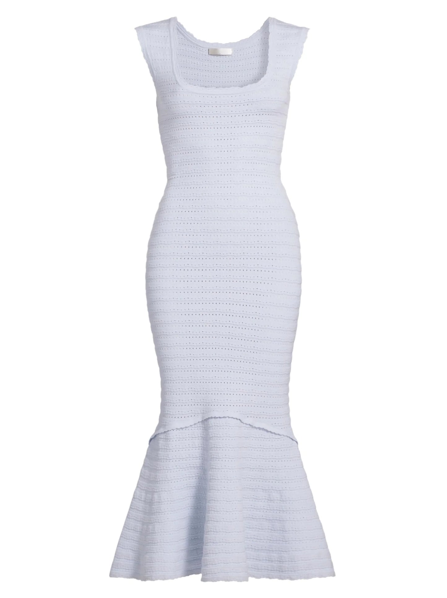 Sleeveless Knit Scoop-Neck Midi Dress - Dresses