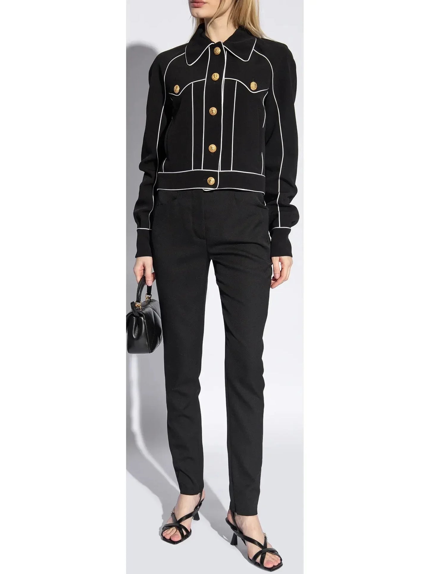 Western Crepe Jacket - Jackets