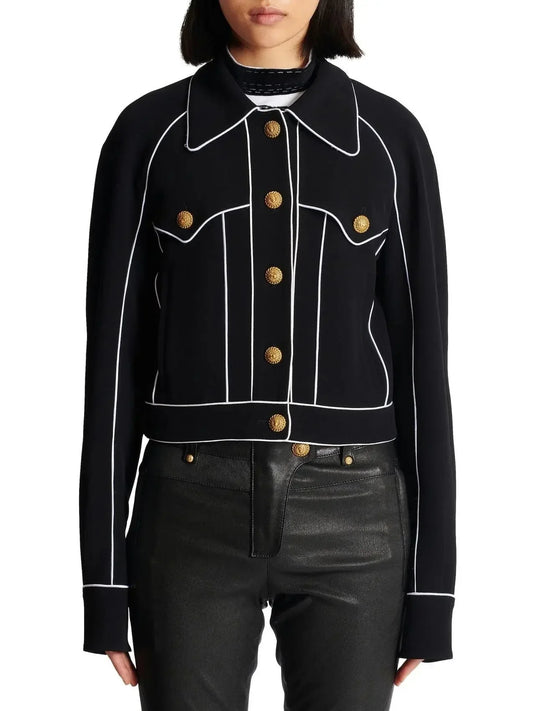 Western Crepe Jacket - Jackets