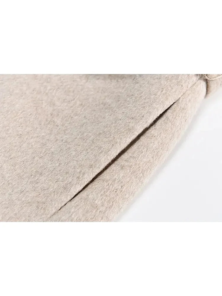 Wool Wrap Coat - Coats