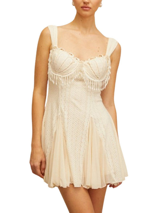 Black Textured Tweed Double-Breasted Jacket