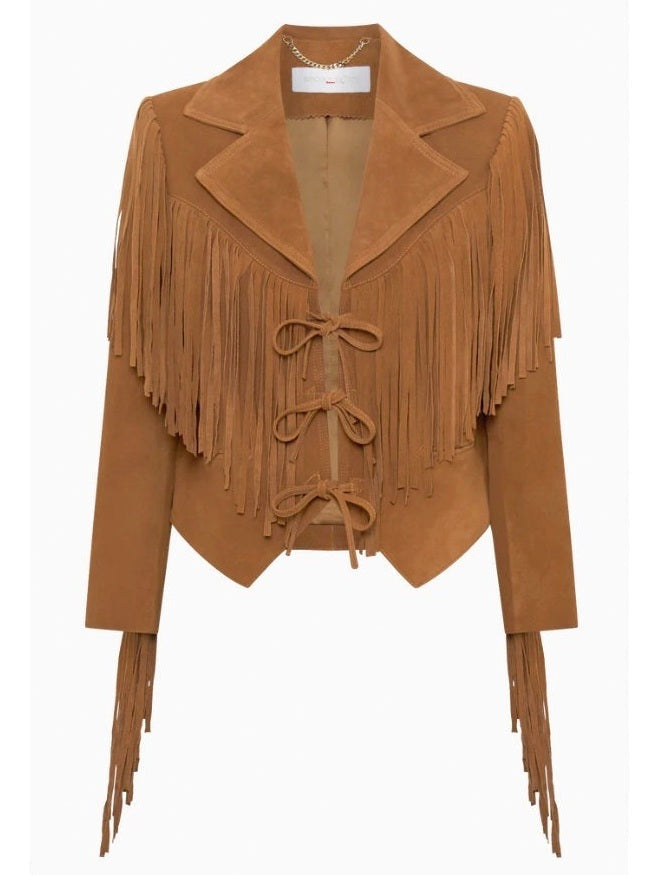 Embellished Long-Sleeve Maxi Dress with Front Cut-Outs