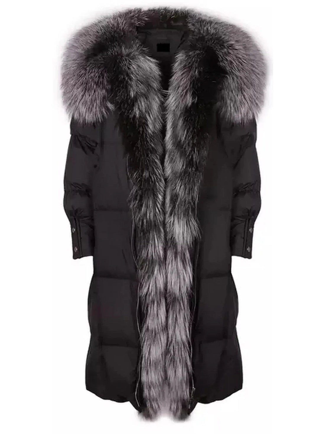 Fur-Trim Puffer Coat