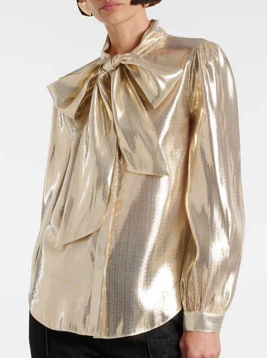 Corduroy Paisley Ruffle Oversize Vintage Shirt