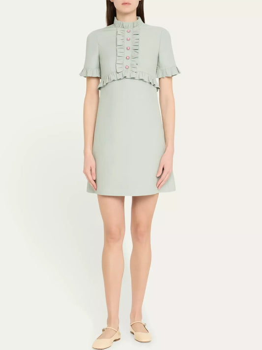 Floral Gardenia Print Cotton Corset Top