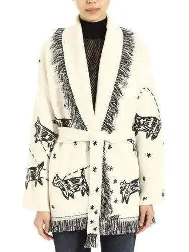 Belted Wool Teddy Gilet in Sand