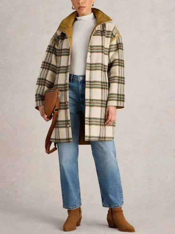 Buy Plaid Coats High End Womens Fashion by Branna Couture