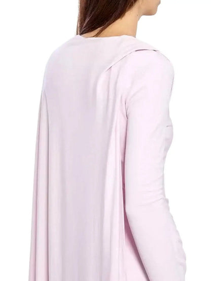 Asymmetrical One-Shoulder Draped Maxi Gown - Dresses