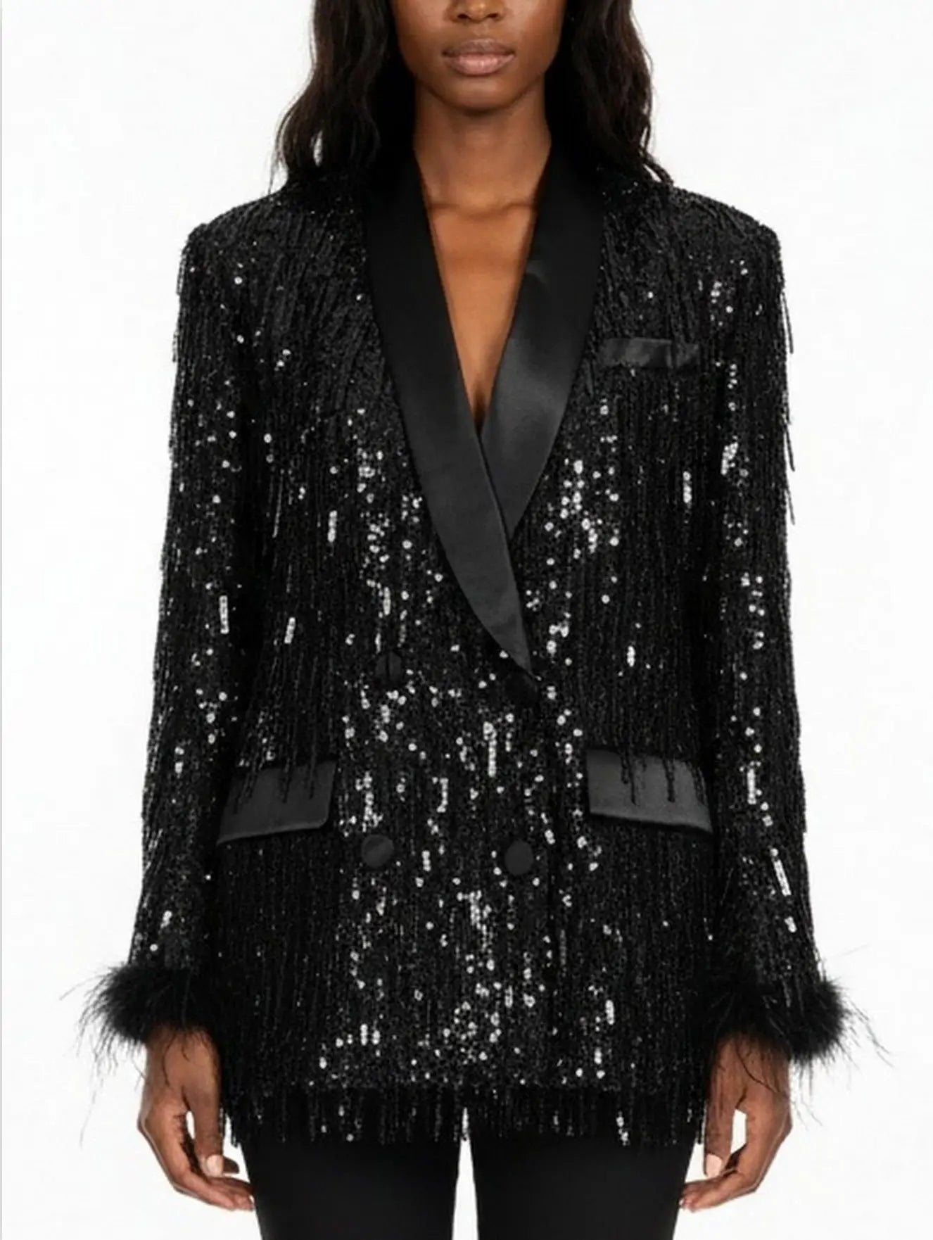 Where Sequins Meet Feathers