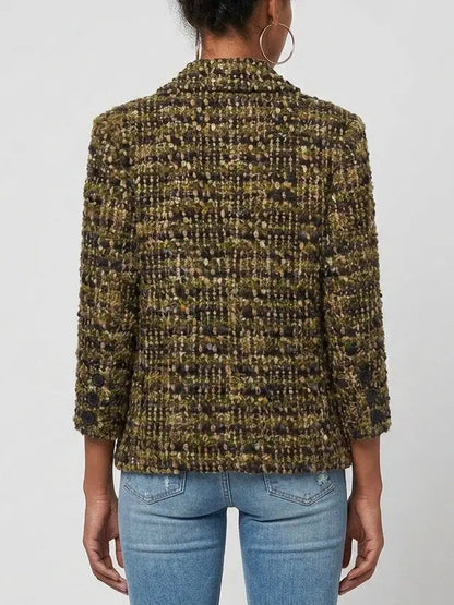 Bouclé Tweed Wool-Blend Jacket