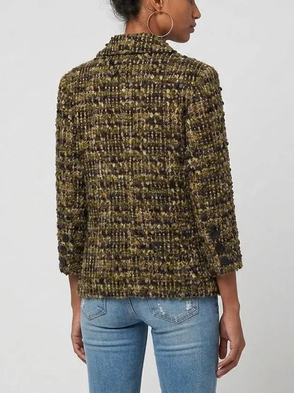 Bouclé Tweed Wool-Blend Jacket