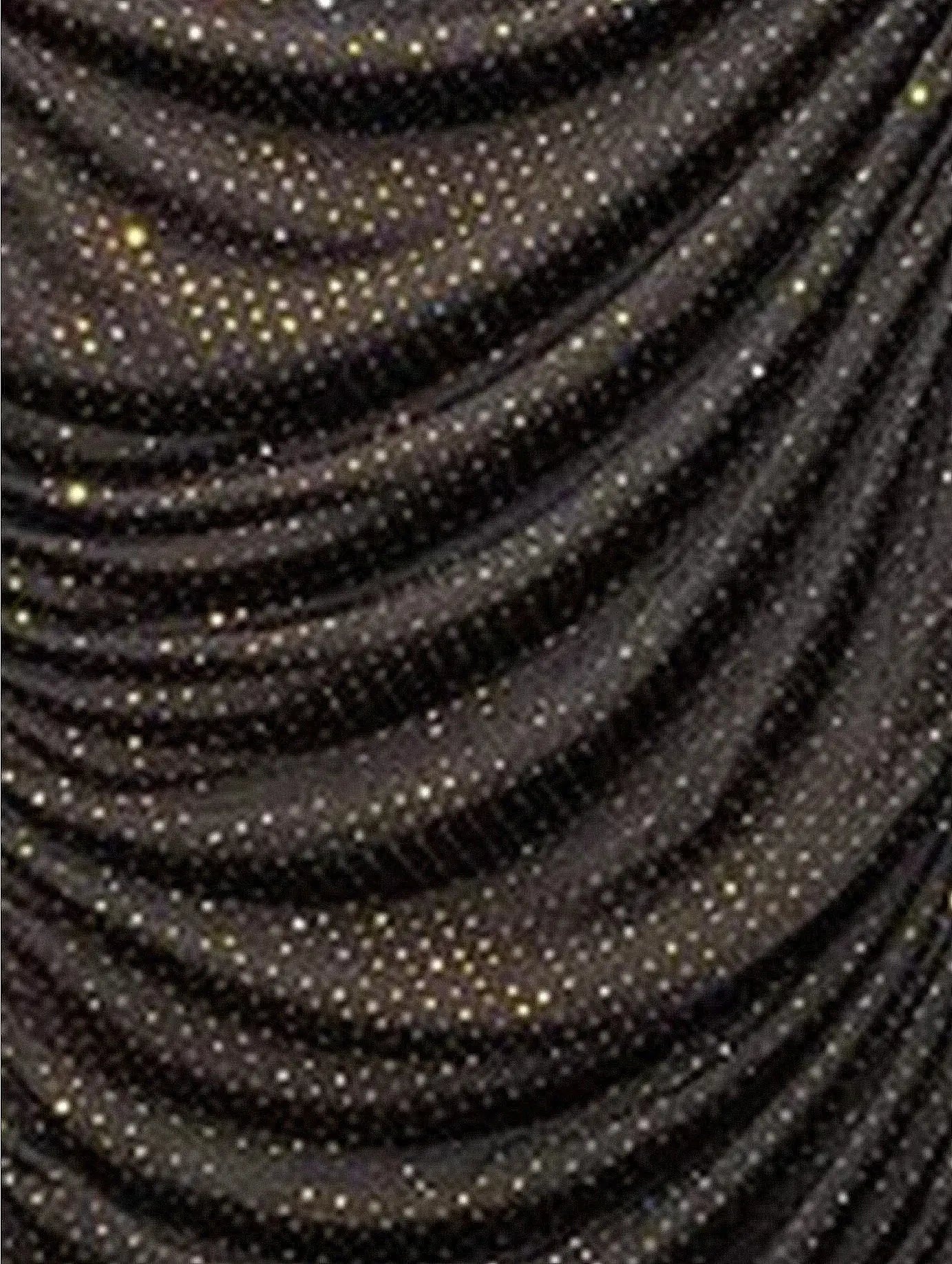 Chocolate Brown Crystal-Embellished Ruched Midi Dress - Dresses