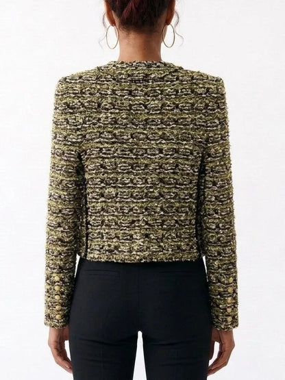 Tweed Check Jacket - Jackets