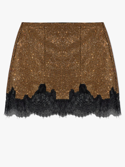 Crystal Chainmail Top and Skirt Set Suits & Sets