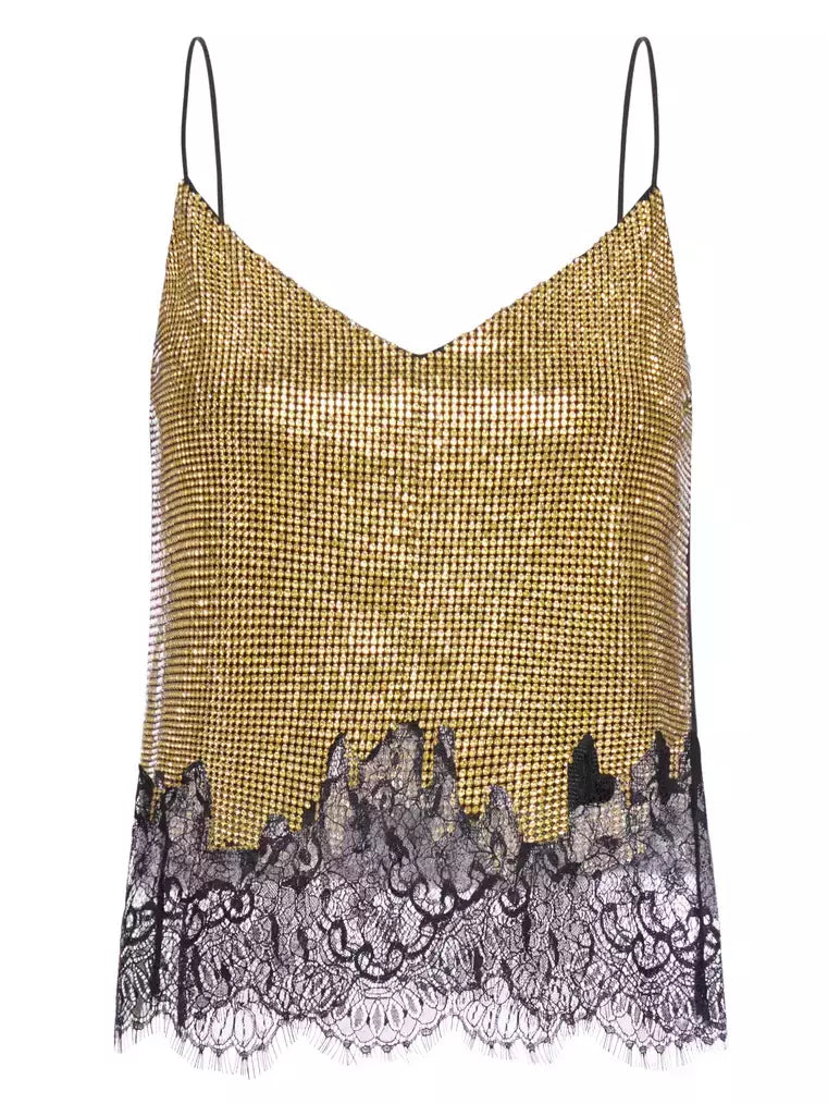 Crystal Chainmail Top and Skirt Set Suits & Sets