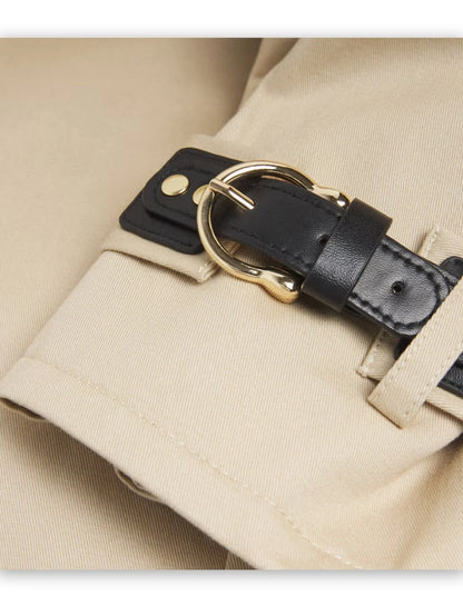 Double Buckled Midi Trench Coat Coats