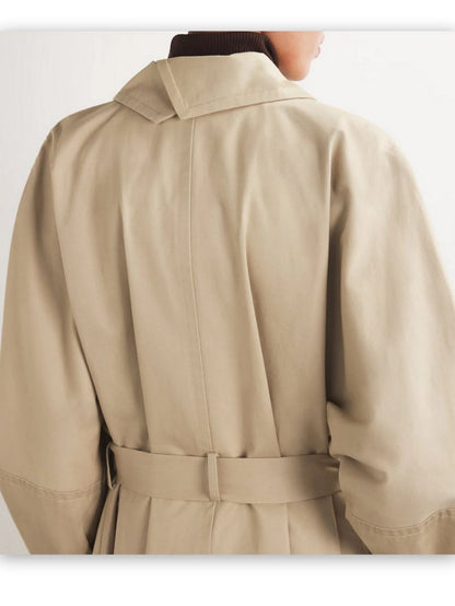 Double Buckled Midi Trench Coat Coats