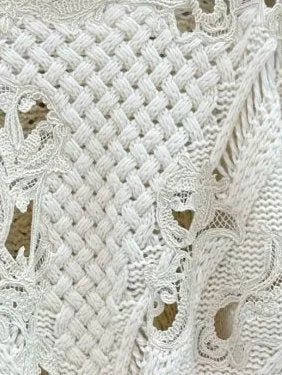 Embroidered Cut-Out Cashmere Sweater - Sweaters & Knitwear
