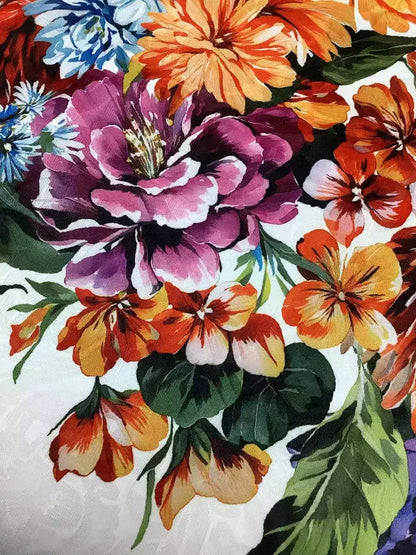 Floral Print Mini Dress with Bow Detail - Dresses