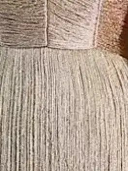 Gold Fringe Off Shoulder Maxi Dress with Rhinestones - Dresses