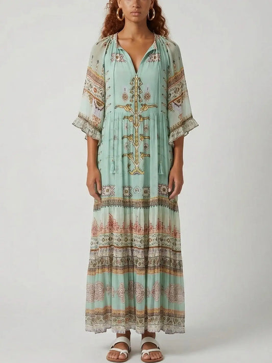 Flowy Kaftan Dresses for Summer, Beach & Vacations Flowy Kaftan Dresses for Summer, Beach & Vacations